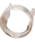 Metal bracket from IPT40 Tip Electrode Kit For YesWelder CUT 55DS Pro And 65DS Plasma Cutters, round piece close-up view