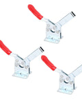 Vertical Toggle Clamp With Arrow Storage Case For Woodworking, Heavy Duty 90kg Clamping Force, 60 Degree Handle, M6 x 45 Screws