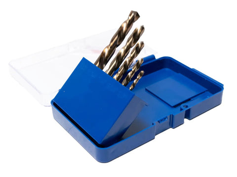 Left Hand Drill Bit For Metal Working With Cobalt M35 Steel Split Point Tips Self Centering Built To Cut Through Hardened Metals Bolts And Studs