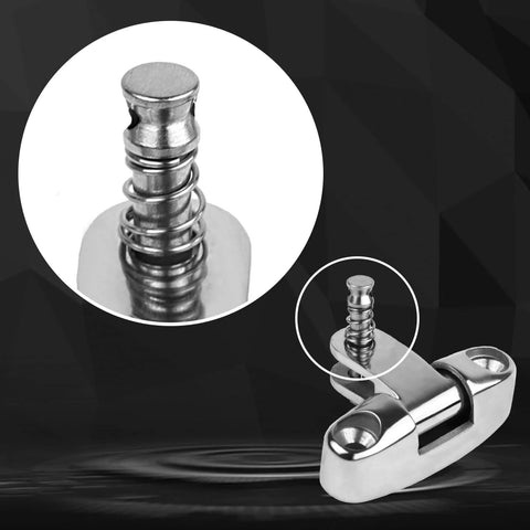Beefy 316 Stainless Steel Bimini Top Swivel Deck Hinge With Removable Pin For 180 Degree Adjustable Side Mount Quick Release Hardware Screws For Boats Laorde