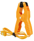 Heavy Duty Pipe Clamp K Type Thermocouple Probe for Temperature Range Minus 40 to 392 Fahrenheit Yellow 38 Inch Cable