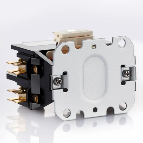 One Pole 30 Amp 24V Coil Air Conditioner Condenser Contactor for AC Compressors and HVAC Systems with copper coil