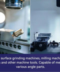 Screwless Mini Insert Vise For Toolmakers, 3 Inch Steel With 0.0002 Inch Precision Ground Surfaces in machining setup.