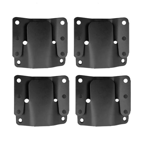 Heavy Duty Sectional Sofa Connectors With Mounting Hardware, Thick Metal Couch Stabilizer Clips To Lock Down Wobbly Gaps, Keep Your Living Room Locked In, 4 Sets 8 Pieces Built Tough