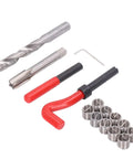 15 Piece M14x1.5 Thread Repair Kit With Stainless Steel Inserts And HSS Drill And Tap For Auto Engine Block Repair