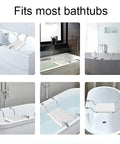 Heavy Duty Bath Bench And Adjustable Aluminum Shower Stool For Tubs Fits 23 To 29 Inch Opening Plastic Bath Seat For Seniors Non Slip Elderly Bath Chair Up To 260 Lb Weight Capacity in various bathtub settings