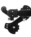 Solid Aluminum Rear Derailleur For Mountain And Road Bikes Direct Mount Hanger Fits 6/7/8/9/10 Speed Systems Smooth Shifting And Ride Ready Durable Bike Repair Accessory For Everyday Rides against white background