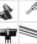 Heavy Duty 3 Inch Carbide Tipped Forstner Drill Bit Set With Bully Proof Durability and Sweet Bite Geometry close-up views