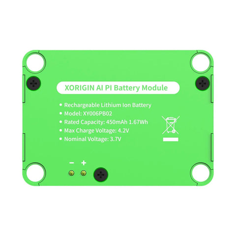 Smooth As Butter 450 Mah Magnetic Snap On Battery Module For AIPI Lite Robot Companion Gear in a green finish with specifications.