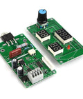 Beefed-Up Welding Controller With Digital Display showing circuit boards and components for DIY projects