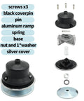 General Transmission Driven Kit Replacement For Husqvarna RS800 And AYP Craftsman parts layout, includes black cover and screws