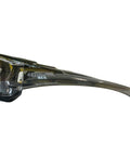 Oversized Anti Fog Safety Goggles Featuring Vented Temple Slots And Hella Soft Eva Foam Seal For No Sweat Wraparound Vision And Knockout Job Site Protection Pack Of Twelve side view highlighting soft EVA foam seal.