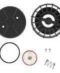 Backflow Preventer Retrofit Kit For 1 Inch 800M4 QT To Freeze Resistant 800M4 FR Conversion DIY components showing gaskets and parts