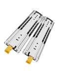 44 Inch Full Extension Drawer Slides Pair With Side Mount And Lock Detachable Quick Release No Tools Needed For Easy Install shown