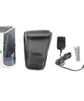 Portable Handheld Mini Cash Counting Machine for Bills and Currency On the Go with leather case and charger