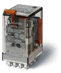 Industrial Grade 4 Channel Plug In Relay 7 To 24 Vac With Test Button LED Indicator And Mechanical Indicator