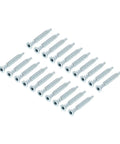 Pro Grade DIY Ready Confirmat Screws For Furniture Assembly Set 20 Count Hex Socket Wood Screws Zinc Plated Countersunk Self Tapping