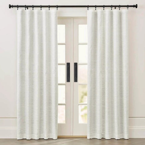 Barn Door Handles Two Pack Sliding Door Handles 6 3 Inch Hole Center Black Zinc Alloy Cabinet Pulls With Plate in use on sliding doors