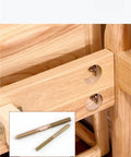 30 Piece M6 Hanger Bolt Set Double Ended Furniture Fixings for Wood to Metal with wooden joint and inset of screws