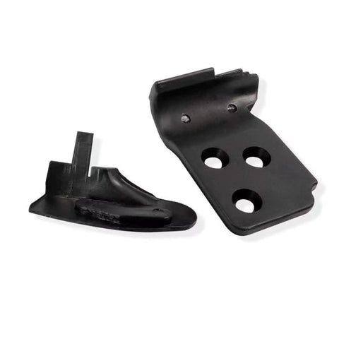Nylon Tire Changer Insert Kit for Duck Head Mounts, black nylon inserts for rim protection, front upper and rear lower pairs visible.