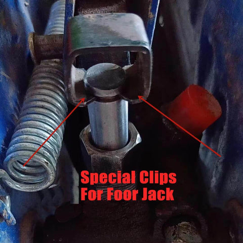 Six Piece Floor Jack Spare Parts Kit For 2 Ton And 3 Ton Horizontal Car Floor Jacks Hoop Claw Clamp Clips Stainless Steel Replacement