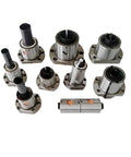 Left Hand Ball Screw Nut For SFU1605 SFU2005 SFU2505 SFU3205, Single Ball Nut, 16mm 20mm 25mm 32mm Dia, assorted flange nuts
