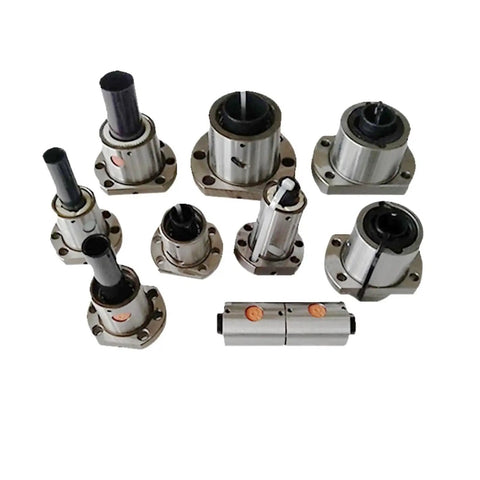 Left Hand Ball Screw Nut For SFU1605 SFU2005 SFU2505 SFU3205, Single Ball Nut, 16mm 20mm 25mm 32mm Dia, assorted flange nuts
