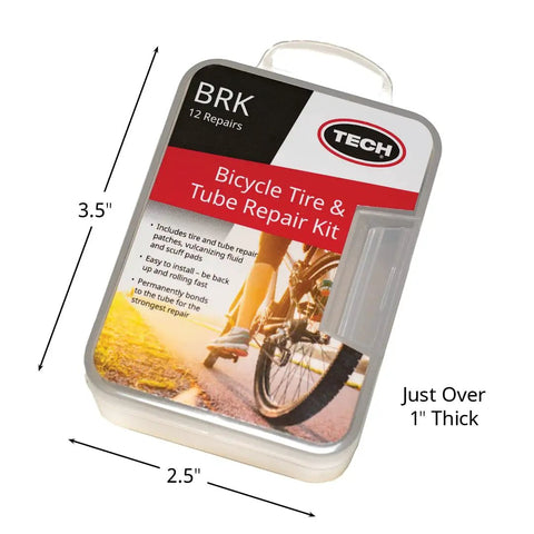 Ride Ready Bicycle Tube Patch Kit For Any Tire Inner Tube Or Tubeless Flat On The Go Quick Heavy Duty Patches in case