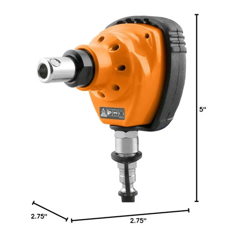 Palm Sized Pneumatic Nailer For Tight Spaces Drives 6D To 16D Nails From Two To Three And A Half Inches With Rapid Hammering