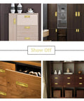 Recessed Brass Cabinet Handle For Kitchen Cabinets Cupboards Wardrobes And Drawers Hidden Flush Mount Pull With Polished Finish