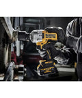 Ultra High Torque 1/2 Inch Cordless Impact Wrench 20V Max Brushless Bare Tool Hog Ring Anvil used on metal structure