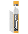 25mm Snap Off Precision Blades Set Built Tough With Razor Sharp Japanese Tool Grade Steel For Long Lasting Edge 5 Blades 35 Segments for cutting