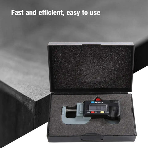 Built Tough Digital Thickness Gauge With Huge Backlit LCD Screen And Spot On Accuracy Plus Instant Zero Reset Smooth Reading Tool Nailed It For Jewelry Pearls And Fast Shop Floor Checks