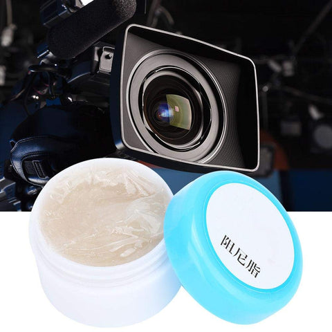 White Damping Grease Paste, 1.9 Oz in open container, camera background, Mechanical Lubricant For Rubber O Rings And Bearings