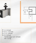 CXA 250-302 Quick Change Boring Turning Facing Holder with dimensions for CNC tool posts 250-333 and 250-300, precision ground.