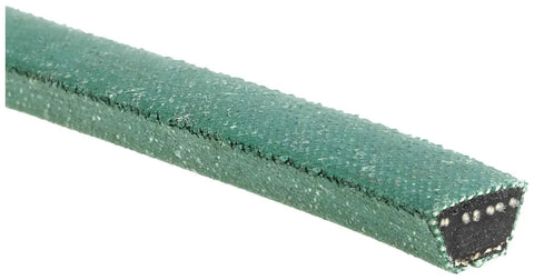 Bareback Drive Belt with Green Low Friction Wrap, showcasing aramid cords for shock-loaded backside idler driven equipment.