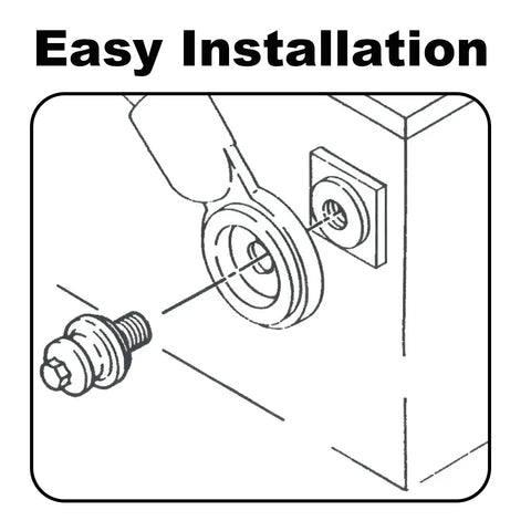 Installation guide for Six Pack Heavy Duty Battery Terminal Bolts With 3 8 Inch Side Post Adapter Studs and Nuts for Cars and Tractors.