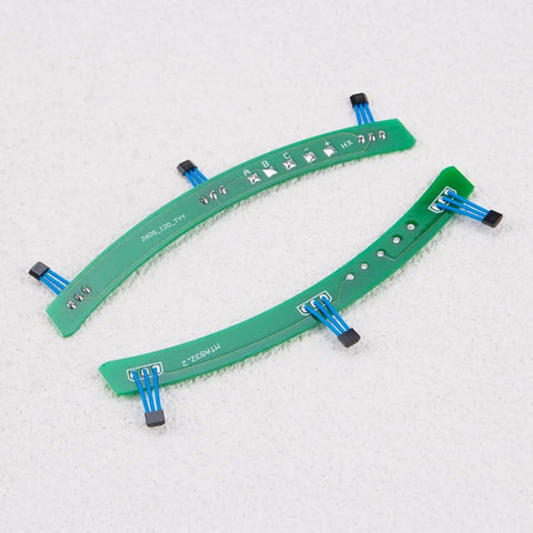 Dope 2 Pack 5 Wire 120 Degree E Bike Hall Sensor Motor Plate With Integrated Circuit Board, green circuit boards with connectors.