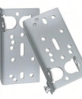Two Pack Stainless Steel Garage Door Bottom Lift Brackets Seven Sixteenths Inch Heavy Duty Rust Resistant For Garage Door Repair
