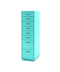 Portable Metal File Cabinet With Five Drawers On Wheels For Home And Office Use white durable steel storage cart