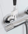 All In One Bathroom Adjustable Wrench Set For Faucets And Valves Universal Double Ended Disassembly And Assembly Tool in use on shower