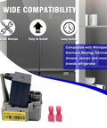 Whirlpool Compatible Refrigerator Start Relay Replacement W10197428 W10128795 TSD2 12VF with connectors
