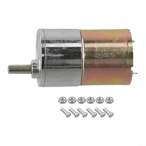 Heavy Duty 37Mm Metal Brushed Dc Motor With Dead Silent Operation And Sick High Torque Output Featuring Rock Solid All Metal Gears.