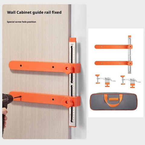 All In One Drawer Slide Jig Kit With Toggle Clamp And Magnetic Arm For Fast, Precise Cabinet, Drawer, And Desk Installations