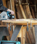 Guide Rail Clamp 2 Pack For Track Saws, Sturdy No Slip Grip in use with Makita saw