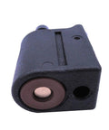 Close-up of Rugged Outboard Fuel Line Connector Set for Nissan Tohatsu Evinrude Johnson OMC 4HP-30HP, female engine-side coupler.