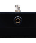 Front view of a Guitar Style Footswitch With Single Latching Action For Effects Pedals, durable, rugged stomper for musicians.