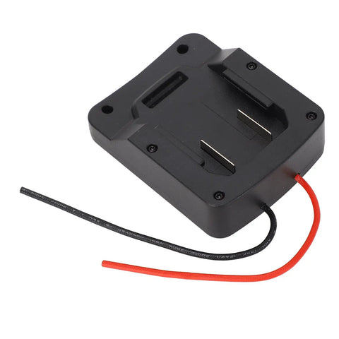 Battery Adapter For Parkside X20V Team 20V Tools With 18V Conversion Kit And PTFE Wire showing connectors and black-red wires