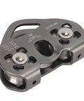 Zipline Pulley Trolley Rescue System With Dual Speed Pulleys 30kN 6700Lbs Heavy Duty Rigging shown in side view