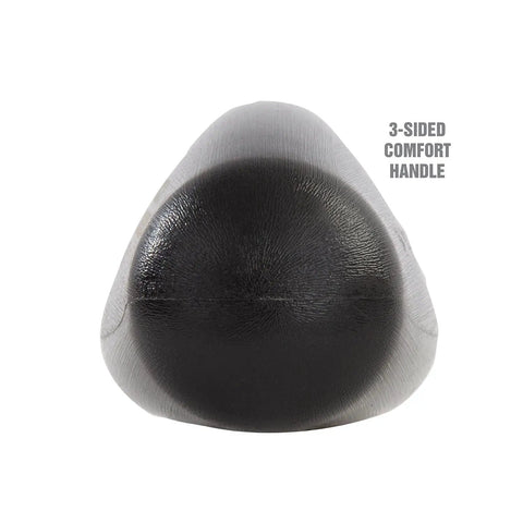 Close-up of 3-sided comfort handle on No. 2 Phillips Screwdriver 20 Inch Pro Grade, Rust Resistant Resin Handle